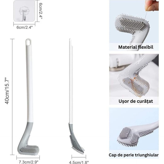 Perie de Curățat Toaleta la 360 de Grade