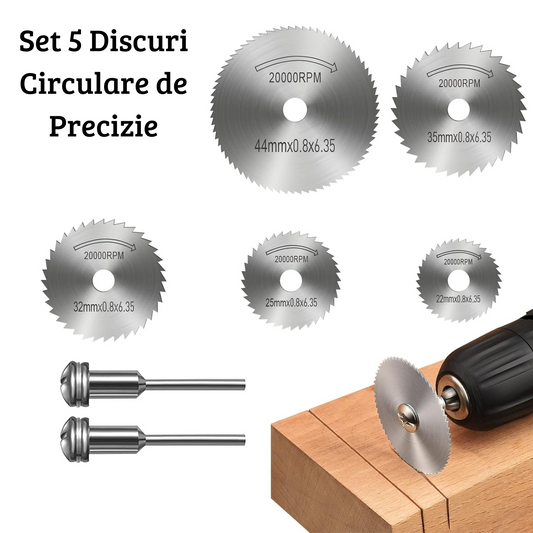 Set 5 Discuri Circulare de Precizie